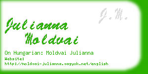 julianna moldvai business card